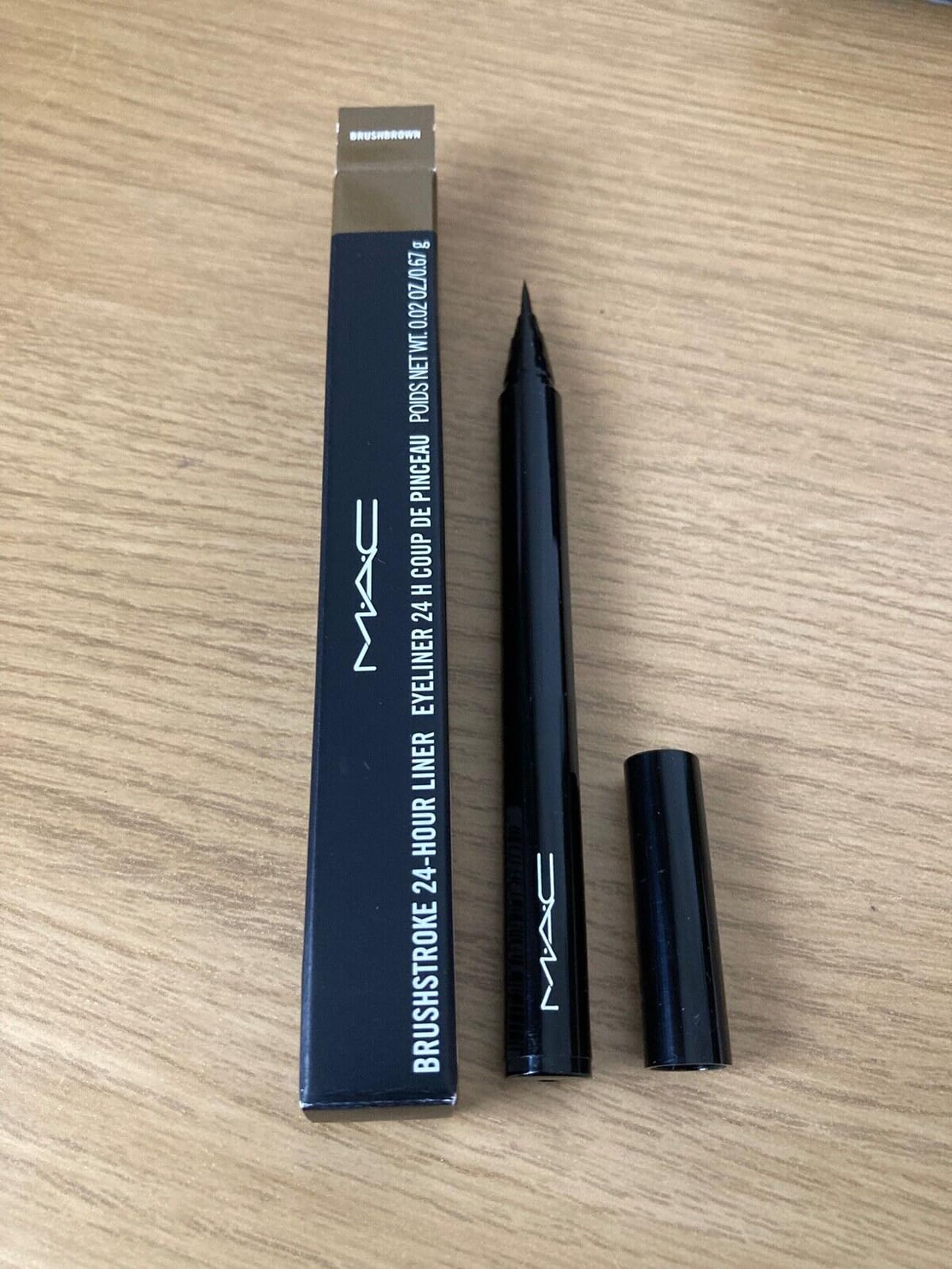 Mac Brushstroke 24 Hour Liner - # Brushbrown -0.67g/0.02oz By Mac