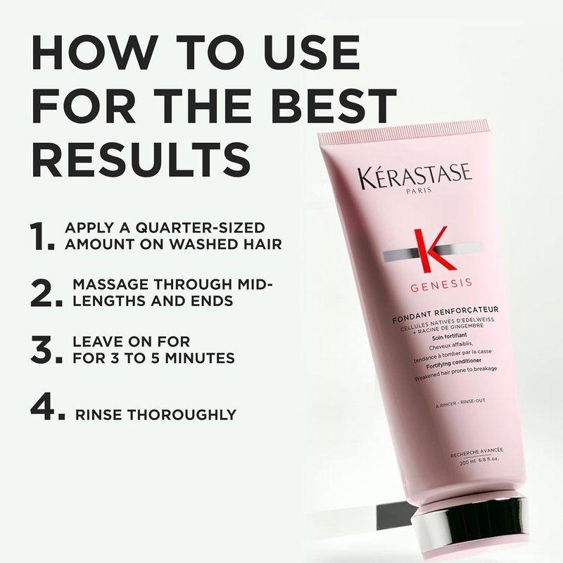 Kerastase Genesis Strengthening Conditioner - Hydrating Formula for Weak, Damaged Hair | Normal to Dry Hair