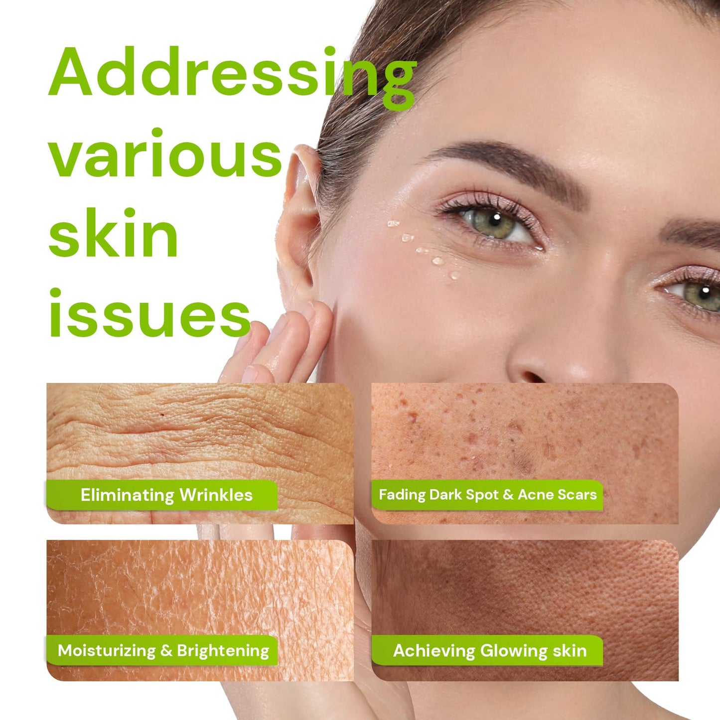 Retinol Anti-Wrinkle Serum for Face: Enaskin Naturals Moisturizing Serum