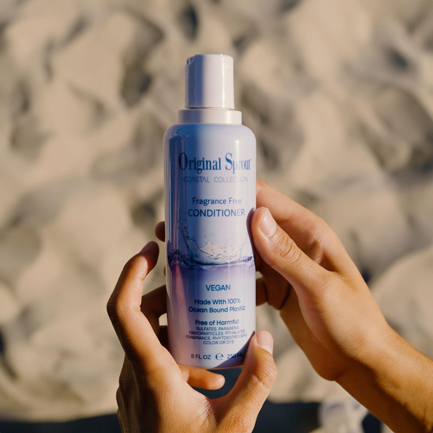 Original Sprout Coastal Collection Conditioner for All Hair Types, Fragrance-Free Conditioner, Vegan, 8 oz. Bottle