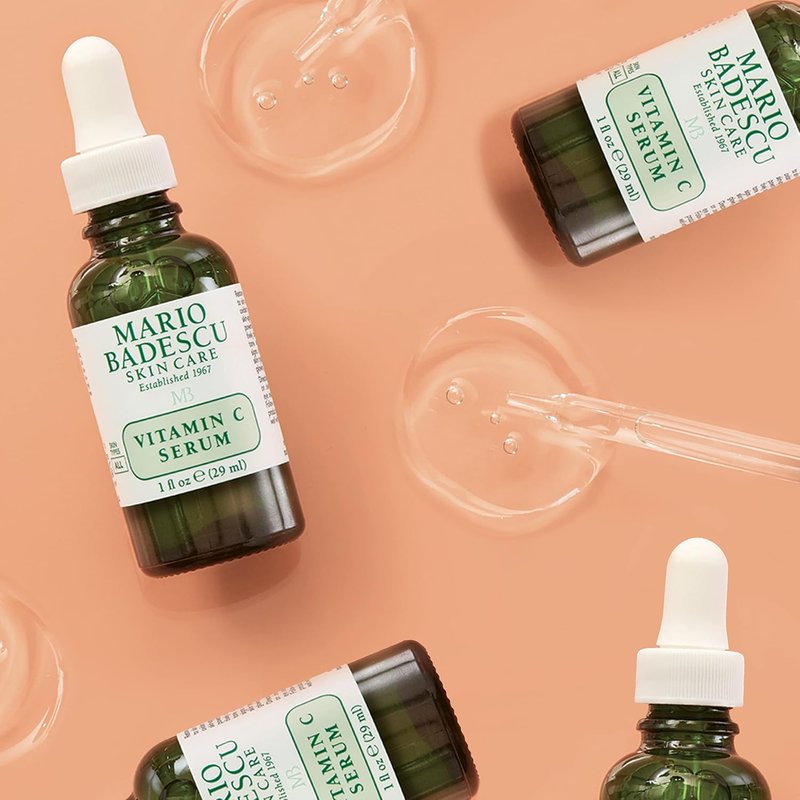 Mario Badescu Vitamin C Serum - Lightweight Anti-Aging Formula with Sodium Hyaluronate | 1 Fl Oz