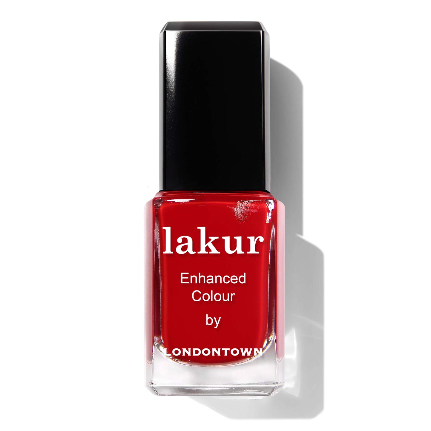 LONDONTOWN Lakur Nail Polish – Red, Charging of the Guards, 0.4 Fl Oz, Long-Lasting, Streak-Free, Chip-Resistant | 21+ Free Non-Toxic Vegan Nail Color, Strengthens & Hydrates Nails