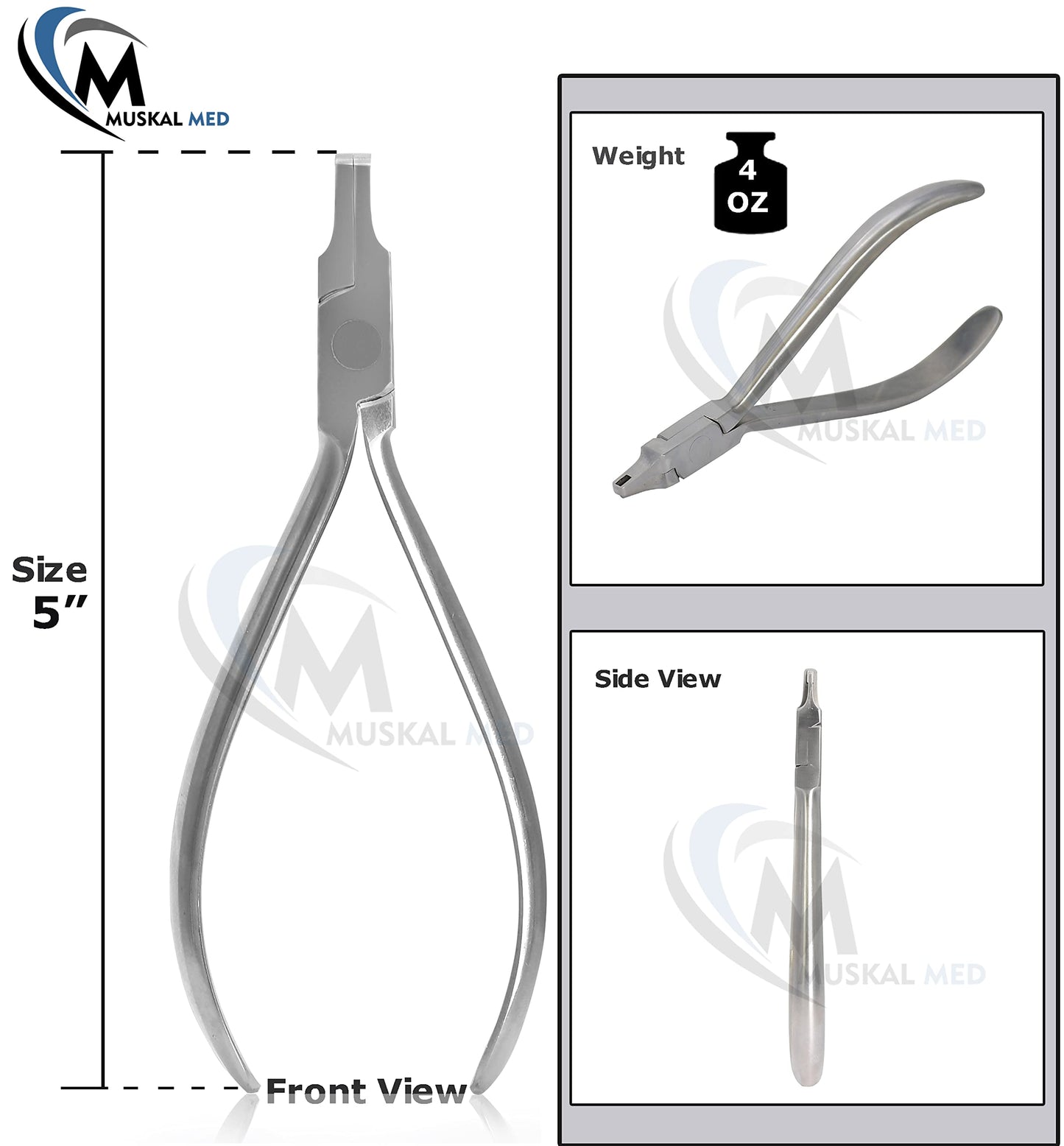VISION TEK MED Orthodontic Dental Vertical Dimple Pliers Thermal Forming Retainer Clear Aligner Braces Plier