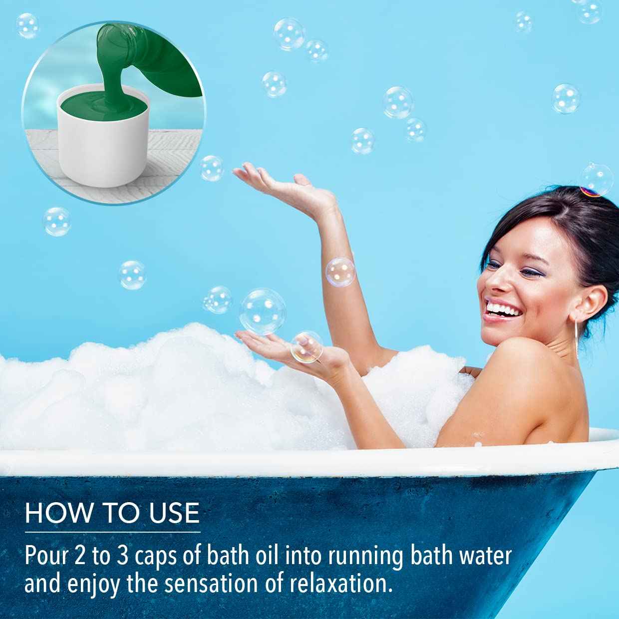 Bath Foam Set Coniferous & Sea Breeze & Eucalyptus 3x12Fl Oz - Body Care - Beauty - Bathing - Body Care - Wellness - Relax - Aromatherapy - Spa - Fresh Aroma - Bubble Baths