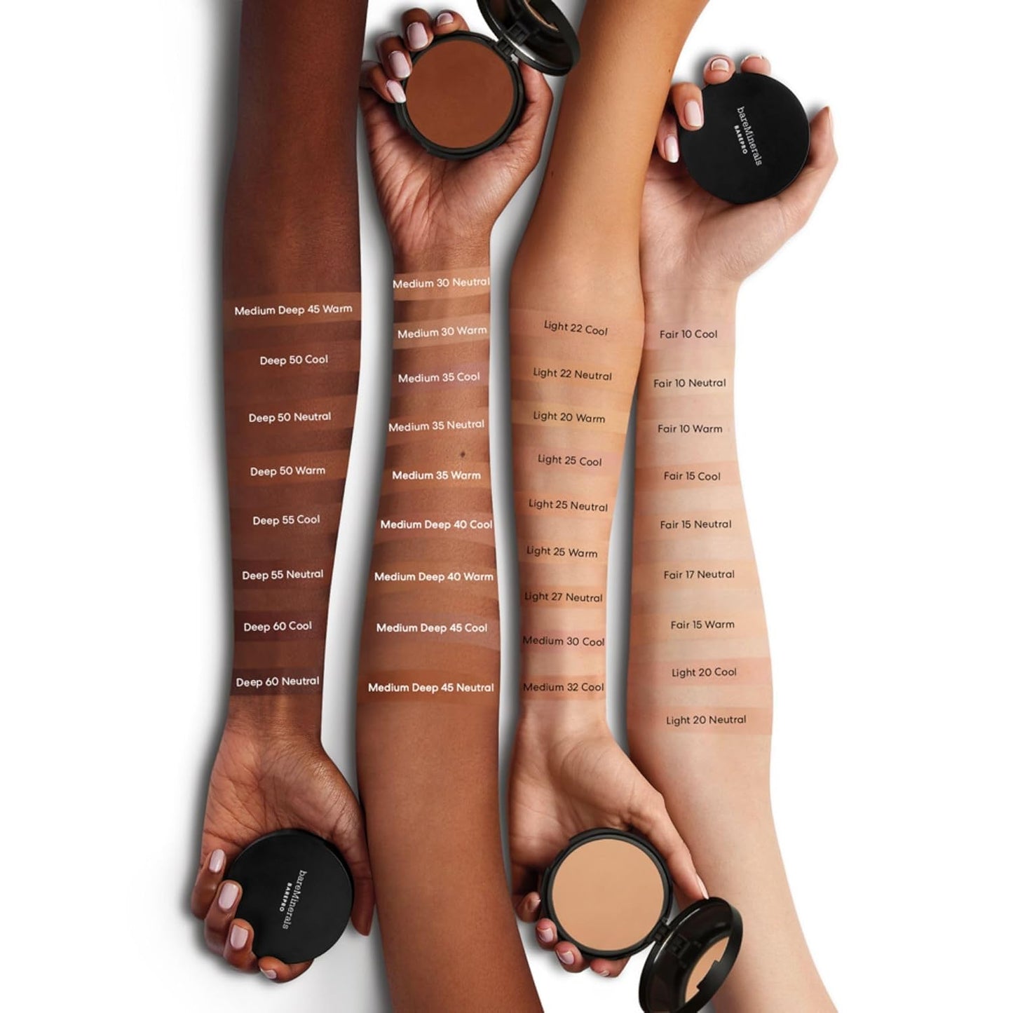 bareMinerals Powder Foundation - Full Coverage Matte Finish | Oil Control, Longwear, Dermatologist-Tested