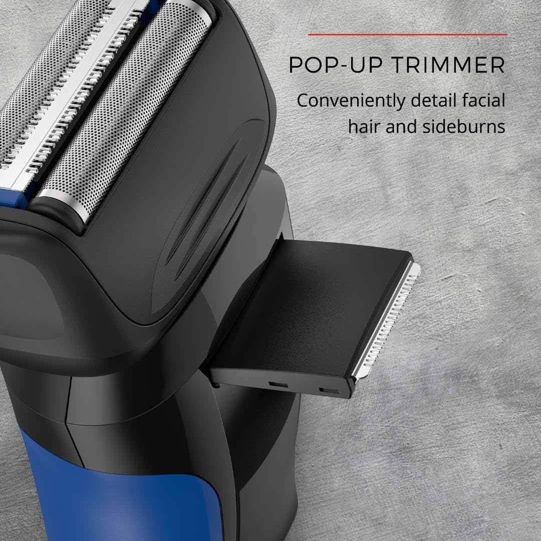 Remington Foil Shaver for Men - Electric Shaving with Pop-up Trimmer | Blue PF7400E