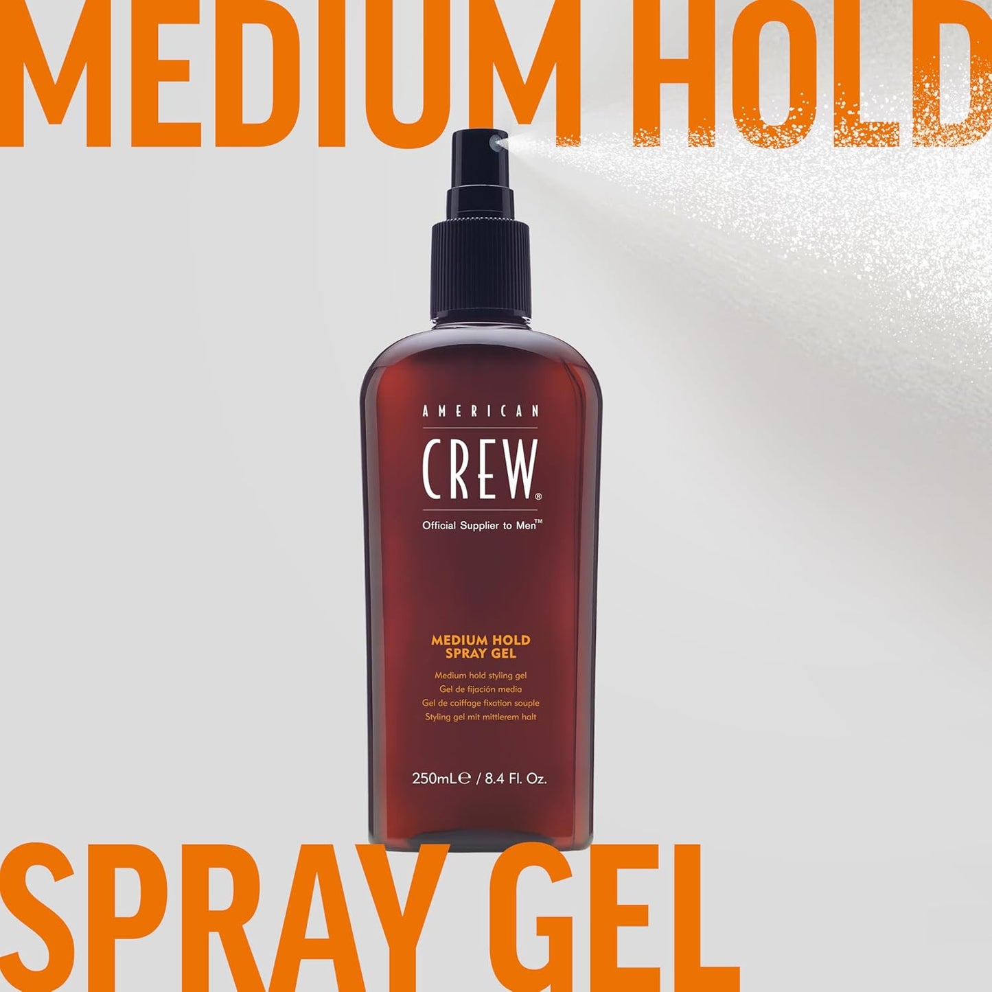 American Crew Men's Hair Spray - Medium Hold, 8.45 Fl Oz | Perfect for All Hair Types