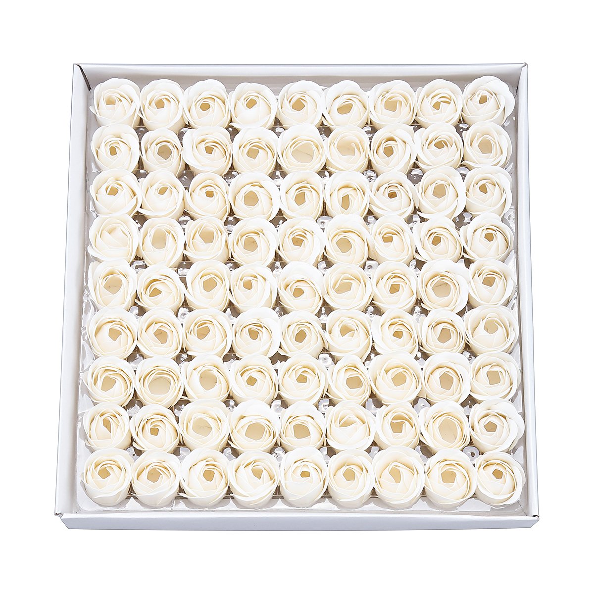 81PCS Soap Rose Flower - Flora Scented Soap Rose Flower - Plant Essential Oil Soap, for Anniversary/Birthday/Wedding/Valentine’s Day/Mother’s Day