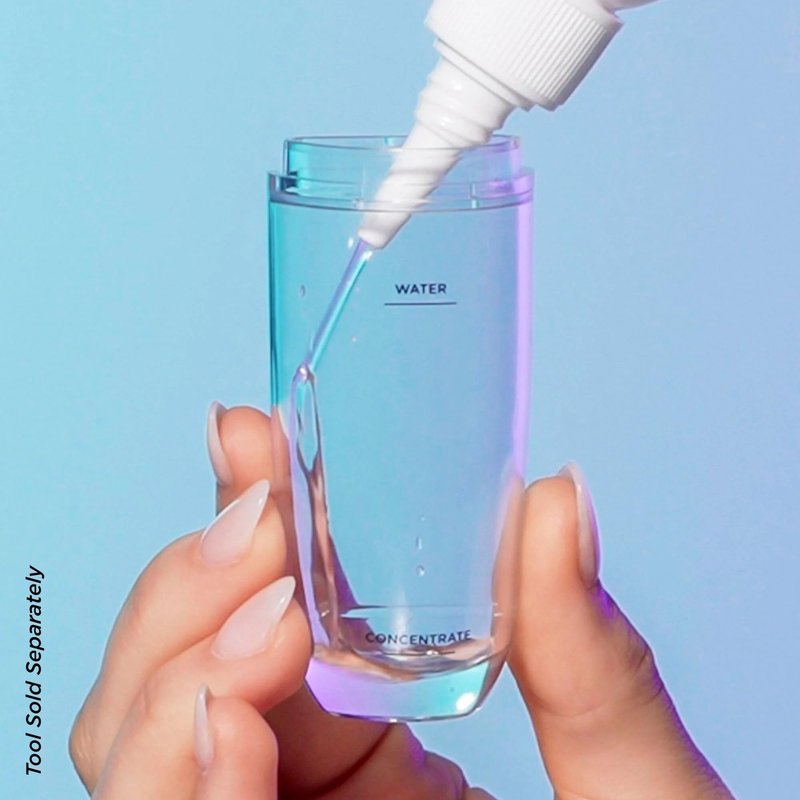 BeautyBio GLOfacial Hydro-Infusion Deep Pore Cleansing + Blue LED Clarifying Tool & Concentrates