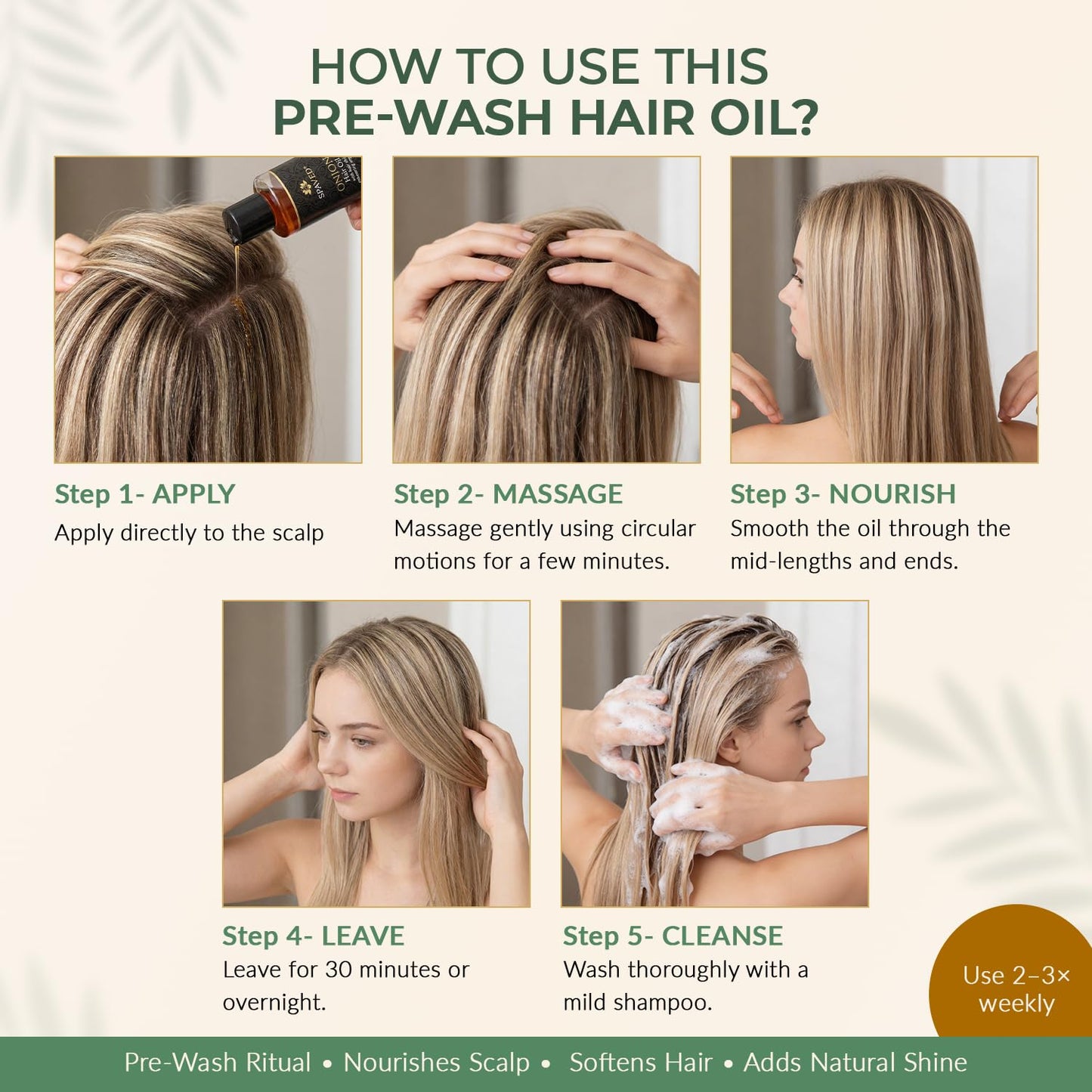 SPAVED Onion Hair Oil for Hair Growth 6.76 fl oz - Rosemary, Tea Tree, Argan & Jojoba Oil for Dry Itchy Scalp & Dandruff Care - Strengthening Nourishing Oil for Frizzy, Stronger Shinier-Looking Hair