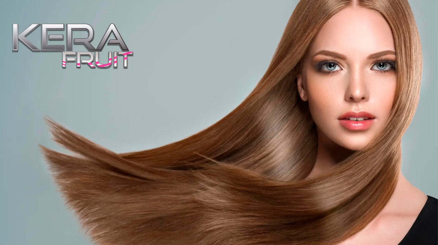 KERA FRUIT Cirugia Capilar Para el Cabello Libre de Formol 16oz - Antifrizz Deep Hydratation - Repair Hair Treatment - Professional Results - Formaldehyde Free - keratin Treatment.