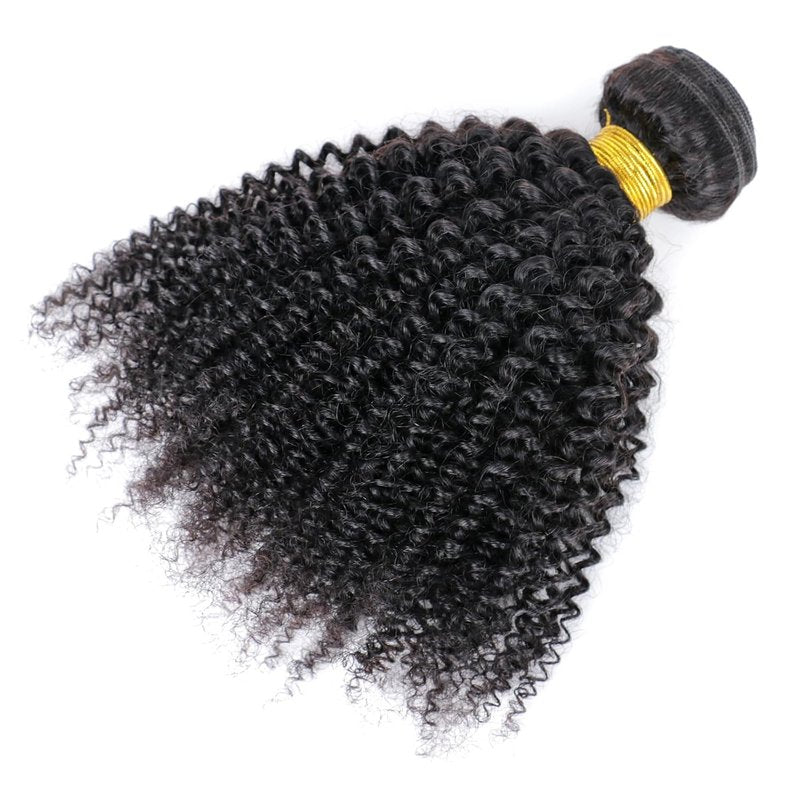 Mongolian Afro Kinky Curly Hair Bundle - 20 Inch 4B/4C Virgin Human Hair Weave for Black Women | Natural Color