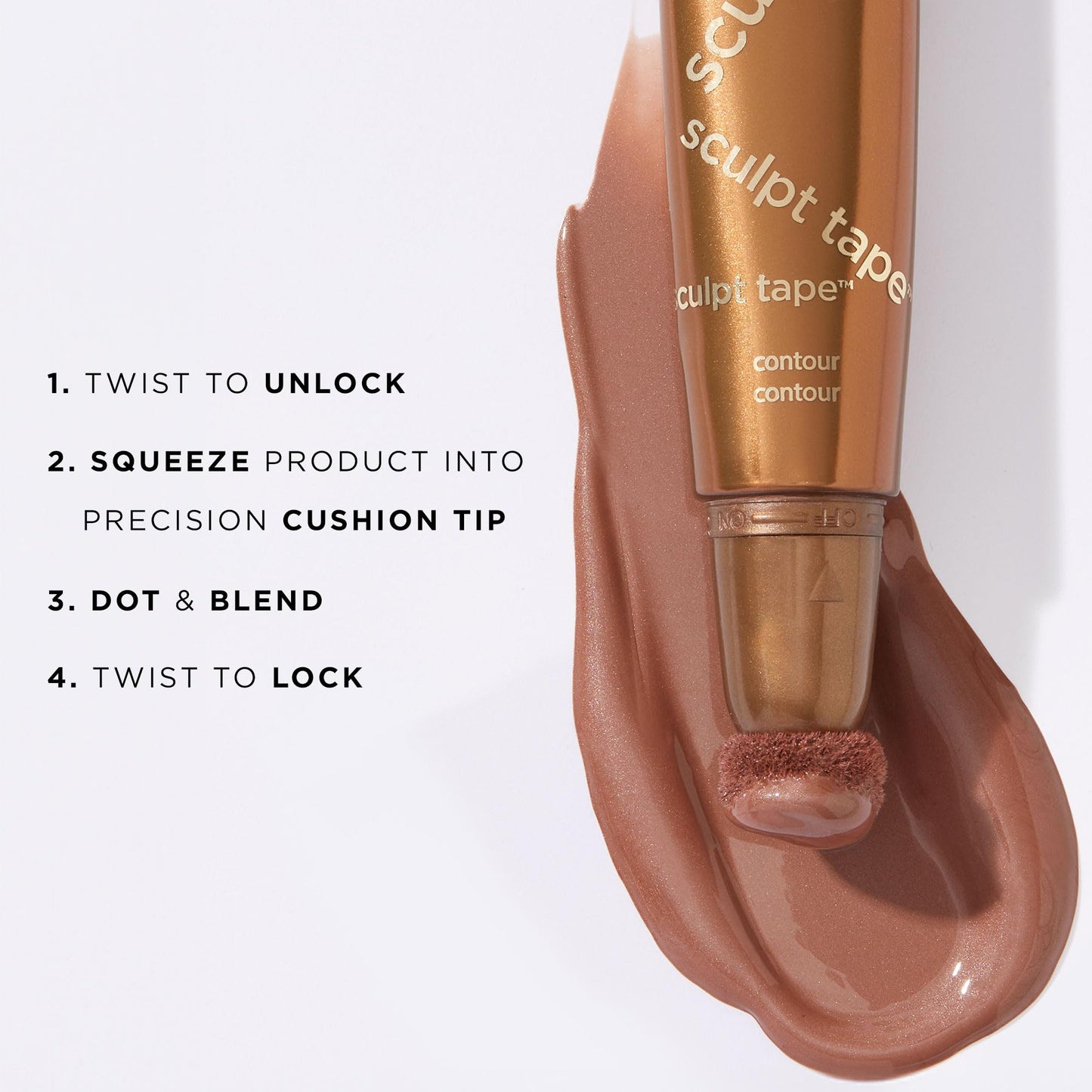 tarte sculpt tape contour – Lightweight Cream Bronzer with Shea Butter for Blendable, Buildable Contour & Natural Looking Sculpted Glow, Vegan & Cruelty-Free, travel size, espresso