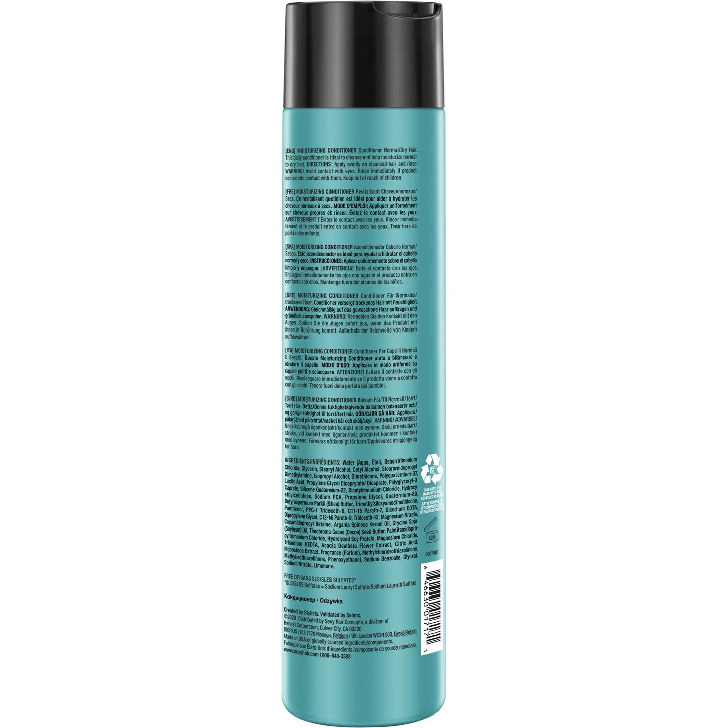 SexyHair Healthy Moisturizing Conditioner, 10.1 Oz | Moisture, Slip, Detangling, and Shine | SLS and SLES Sulfate Free | All Hair Types