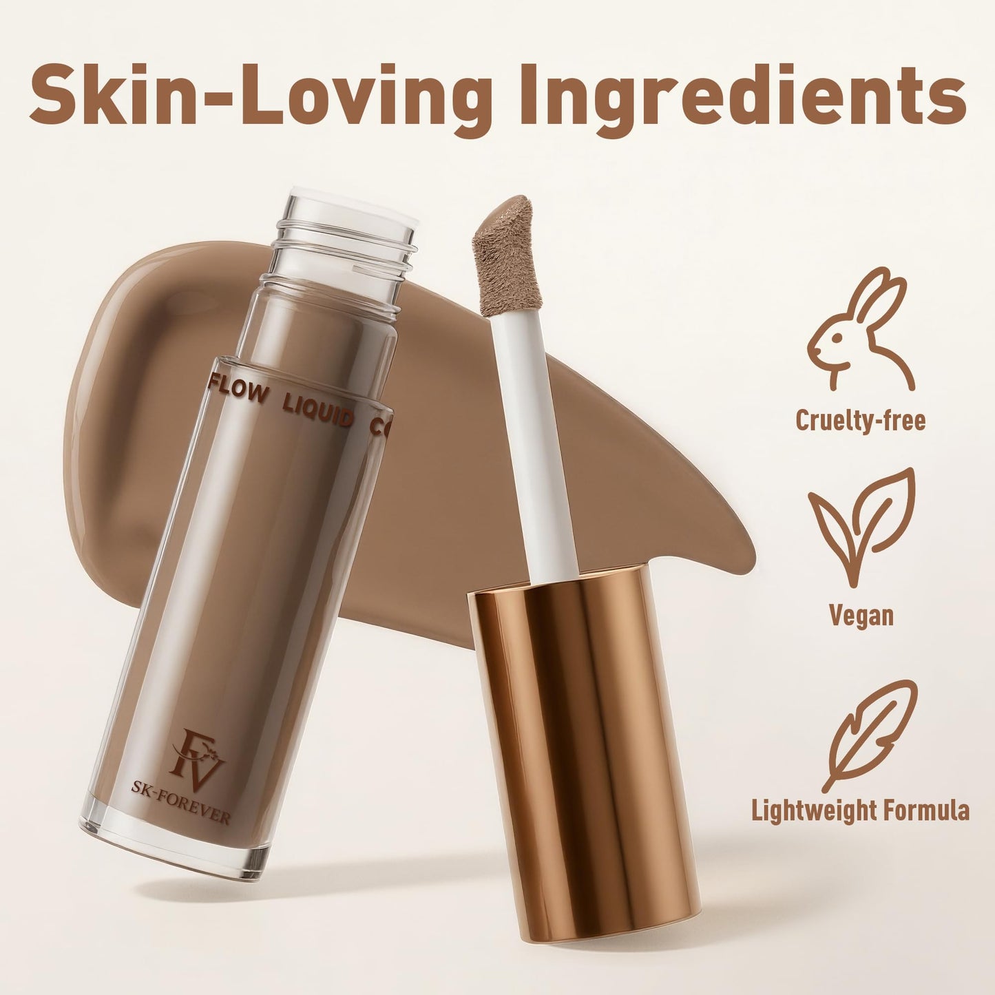 FV Liquid Cool Toned Contour Stick, Highly Pigmented, Longwear, Blendable Hydrating Formula with Natural Finish, Cream Contour & Bronzer Makeup for Fair/Light Skin, Vegan, 03 Light Neutral