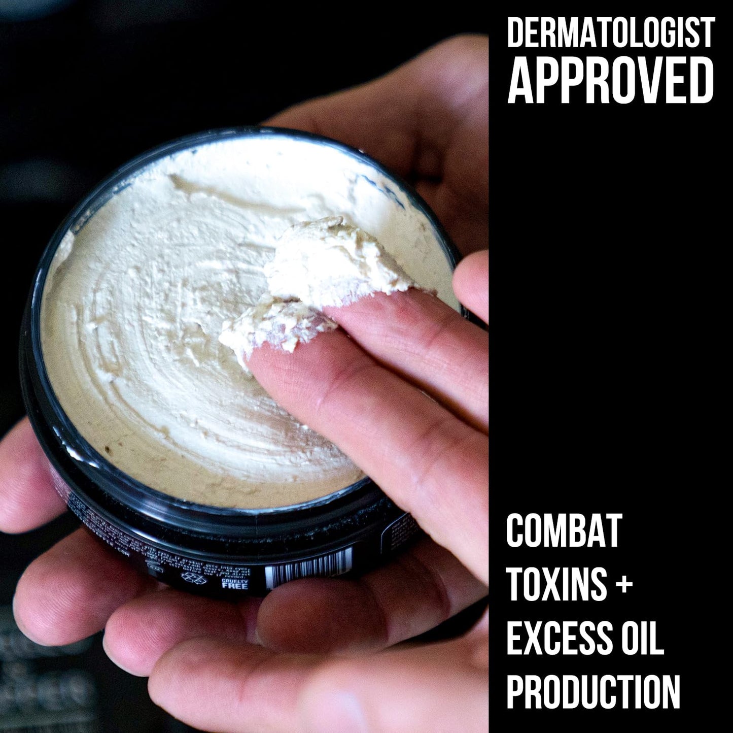 RUGGED & DAPPER - Premium Face Mask for Men - Deep Pore Cleansing Treatment - with Kaolin Clay - 5.5 Oz