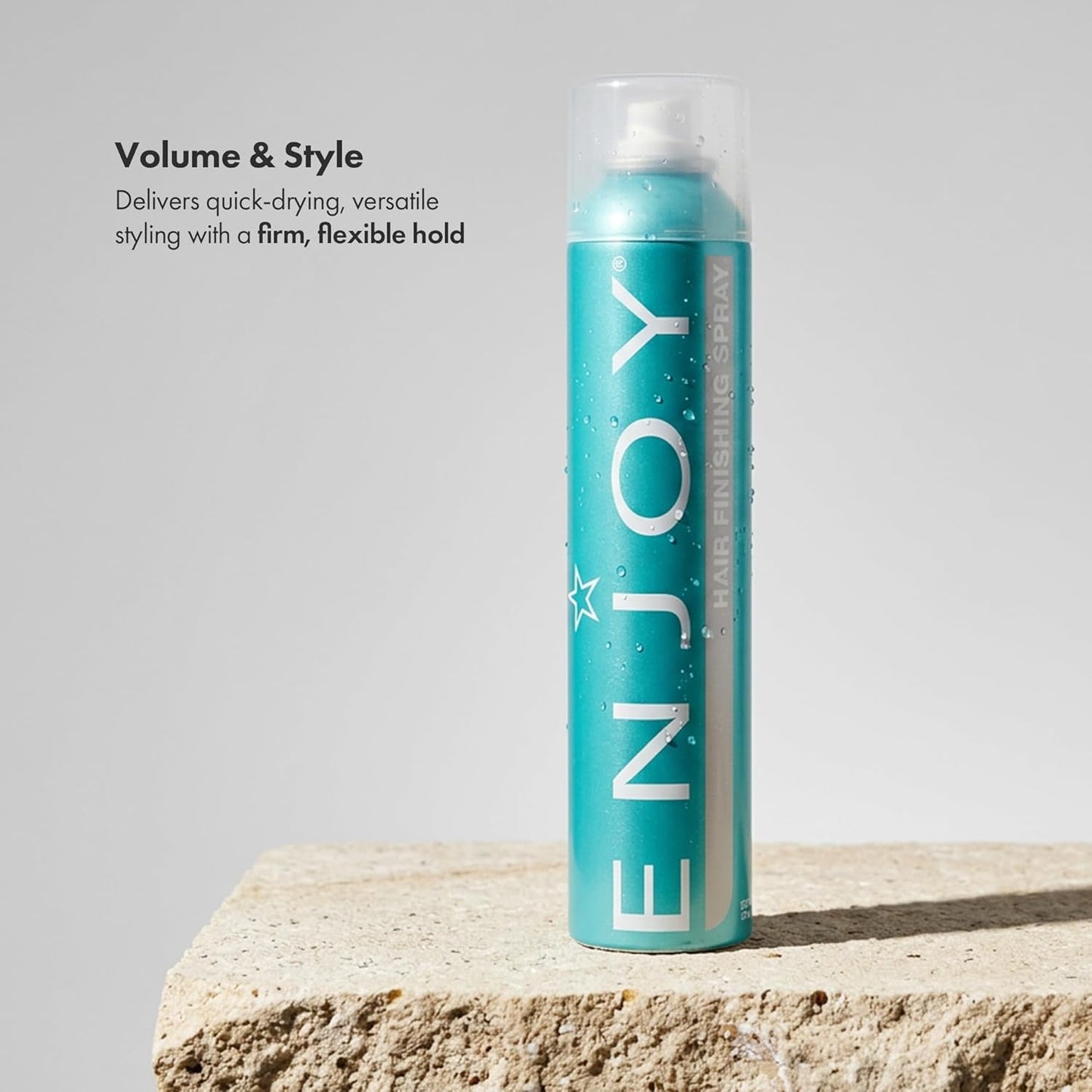 Enjoy Hair Finishing Spray - Firm Flexible Hold & Fast-Drying Hairspray for Volume & Shine | 10 Oz