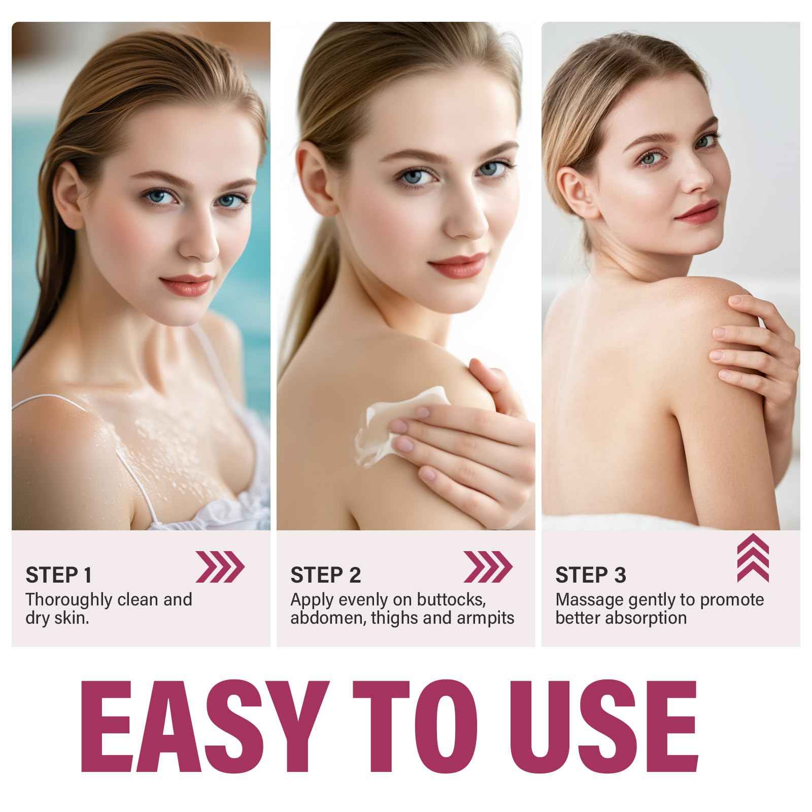 Luxury Body Firming Oil, Magi-c Body Firming Oil, Natural Camellia & Cactus Extract for Skin Tightening and Deep Moisture - Smooths, Firms, Hydrates - Natural Formula, 3.38 fl oz