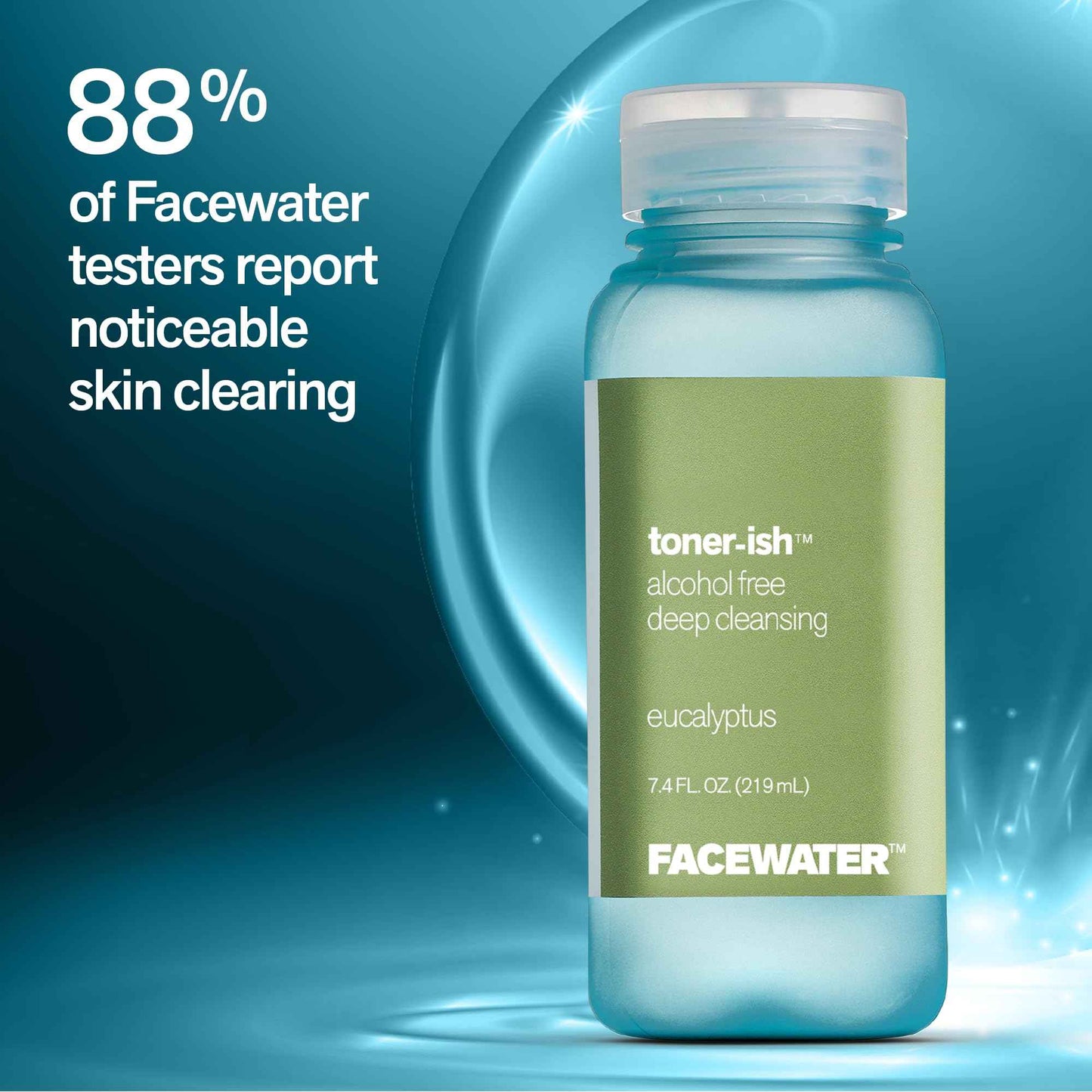 Facewater Toner-ish Deep Cleansing Eucalyptus Alcohol Free Toner