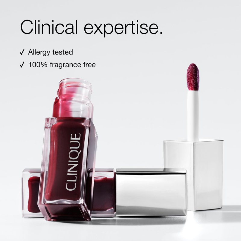 Clinique Pop Lip + Cheek Tinted Oil in Black Honey | Conditions Lips + Gives Cheeks a Natural, Dewy Flush