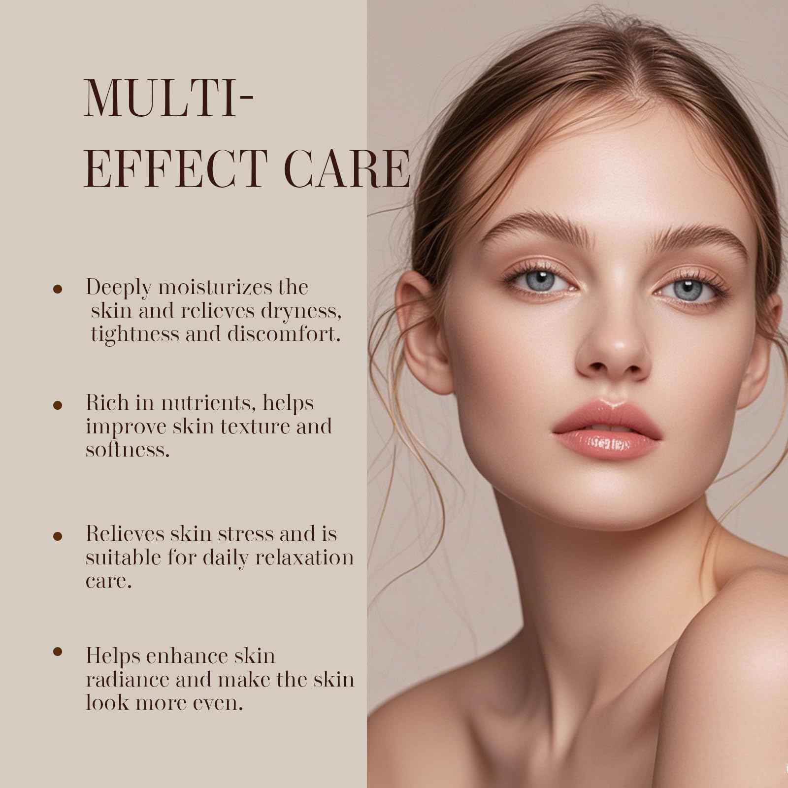 Organic Castor Oil with Rose Quartz Roller, Castor Oil Roll-On with Rose Quartz for Skin, Brows & Lashes, 1.7 fl oz, 100% Pure Cold-Pressed, Hexane-Free (1 pcs)