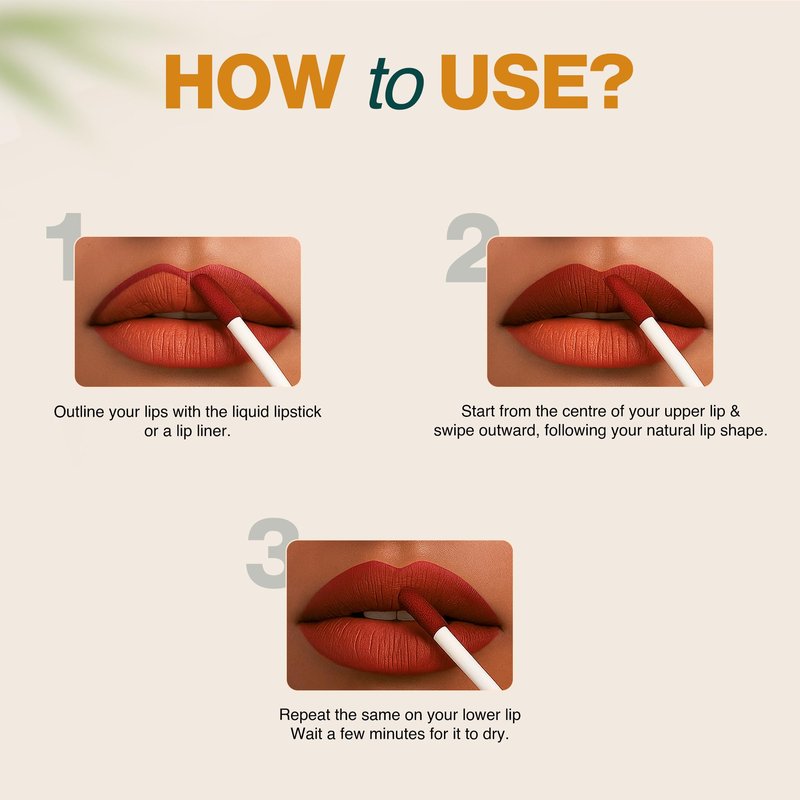 Nourish Mantra’s Jashn-E-Gulab Lipstick (3.5ml)/ Creamy Matte Liquid Lipstick with SPF/Water Proof/Smudge Proof/Transfer Proof/Long Lasting/Suits All Skin Tones