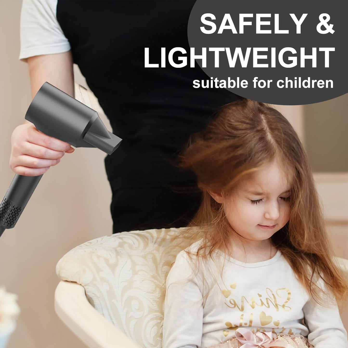 Professional High-Speed Ionic Hair Dryer - 110,000 RPM Brushless Motor | Low Noise, Travel-Friendly Design