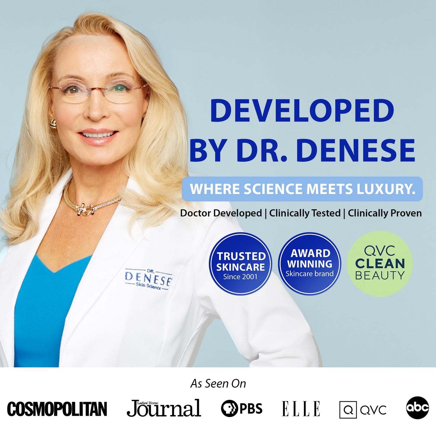 Dr. Denese Triple Strength Neck Wrinkle Smoother 4 oz – Firming Cream with Triple Amount of Peptides Compared to Industry Standards – Retinol & Hyaluronic Acid for Hydrating Power - Paraben Free