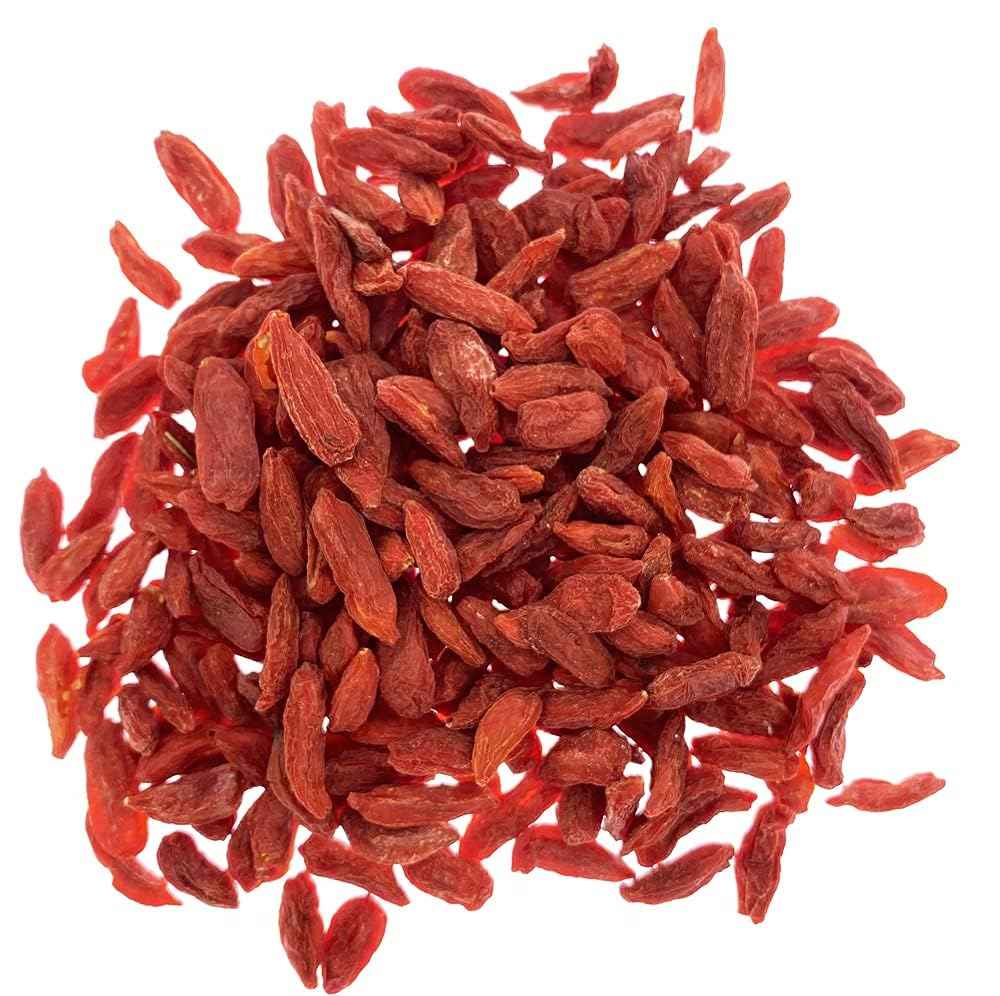 Sweet Post Chinese Wolfberry - Goji Berries | 100% Natural Sun-Dried Whole Fruit | Sulfate & Additive Free - Great Flavor for Drinks and Soup 特级红枸杞 12 OZ