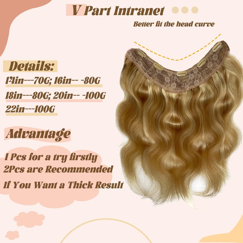 Body Wave Clip in Hair Extensions Human Hair,Natural Wavy Curly Highlights Blonde 5 Clips in Hair Extension for Women 18" 80g Full Head Seamless Clip ins Thick Real Remy Hair Extension 80G