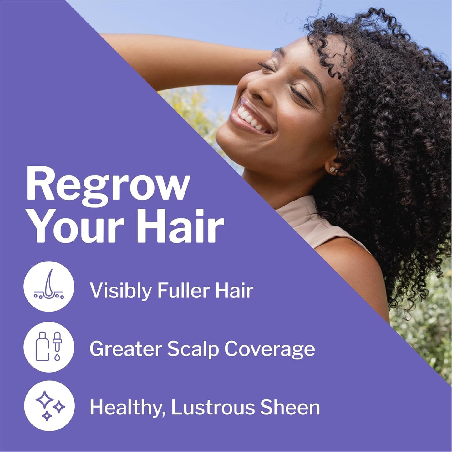 Shapiro MD Hair Growth Experts Womens Hair Regrowth Travel Kit: Leave-In Foamer, 2% Minoxidil. Experience Healthier, Fuller and Thicker looking Hair