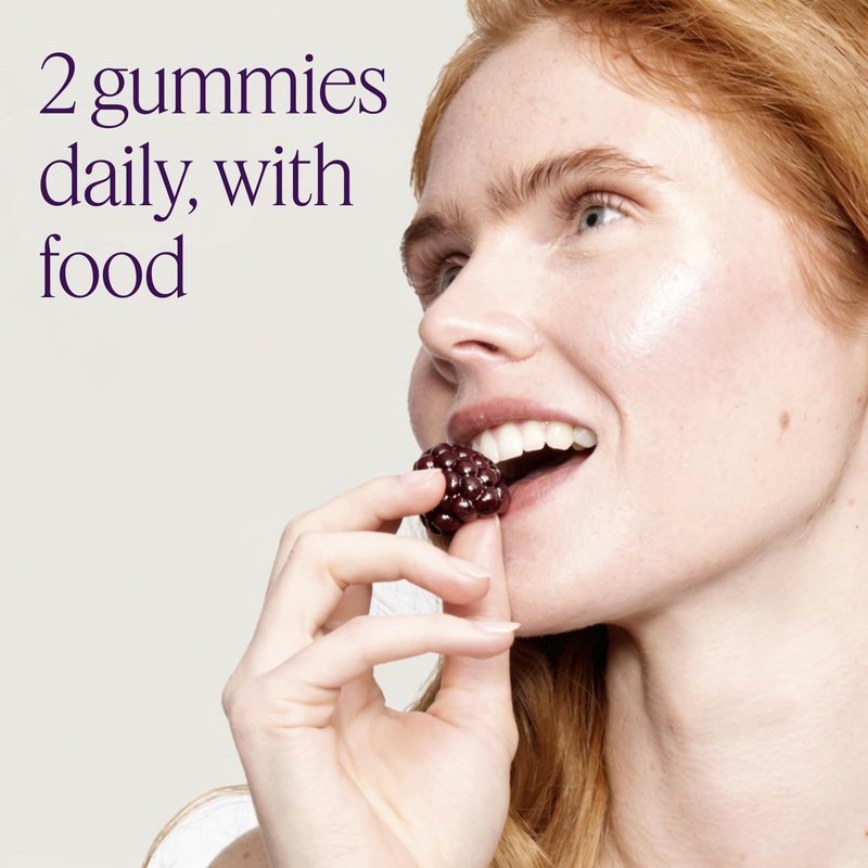 OMI - Peptides for Hair Growth, Gummies for Women with Patented Follicle Fortifying Biotechnology, Now in Delicious Wild Berry Flavor (60 Gummies)
