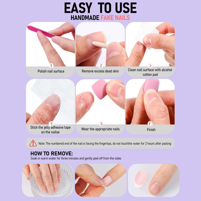 10Pcs Handmade Press on Nails Fall Coffin Fake Nails with 3D Flower Design Thick Acrylic and Muti-Layer Gel False Nails Handmade Nails Press ons Glossy Full Cover Stick on Nail for Women (S)