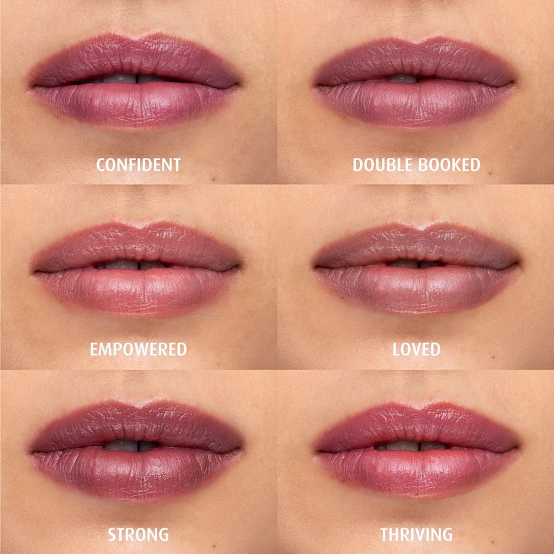 Lune+Aster PowerLips Lipstick - Creamy Nude Lipstick with Satin Finish | Lightweight, Full Coverage, Vegan Formula