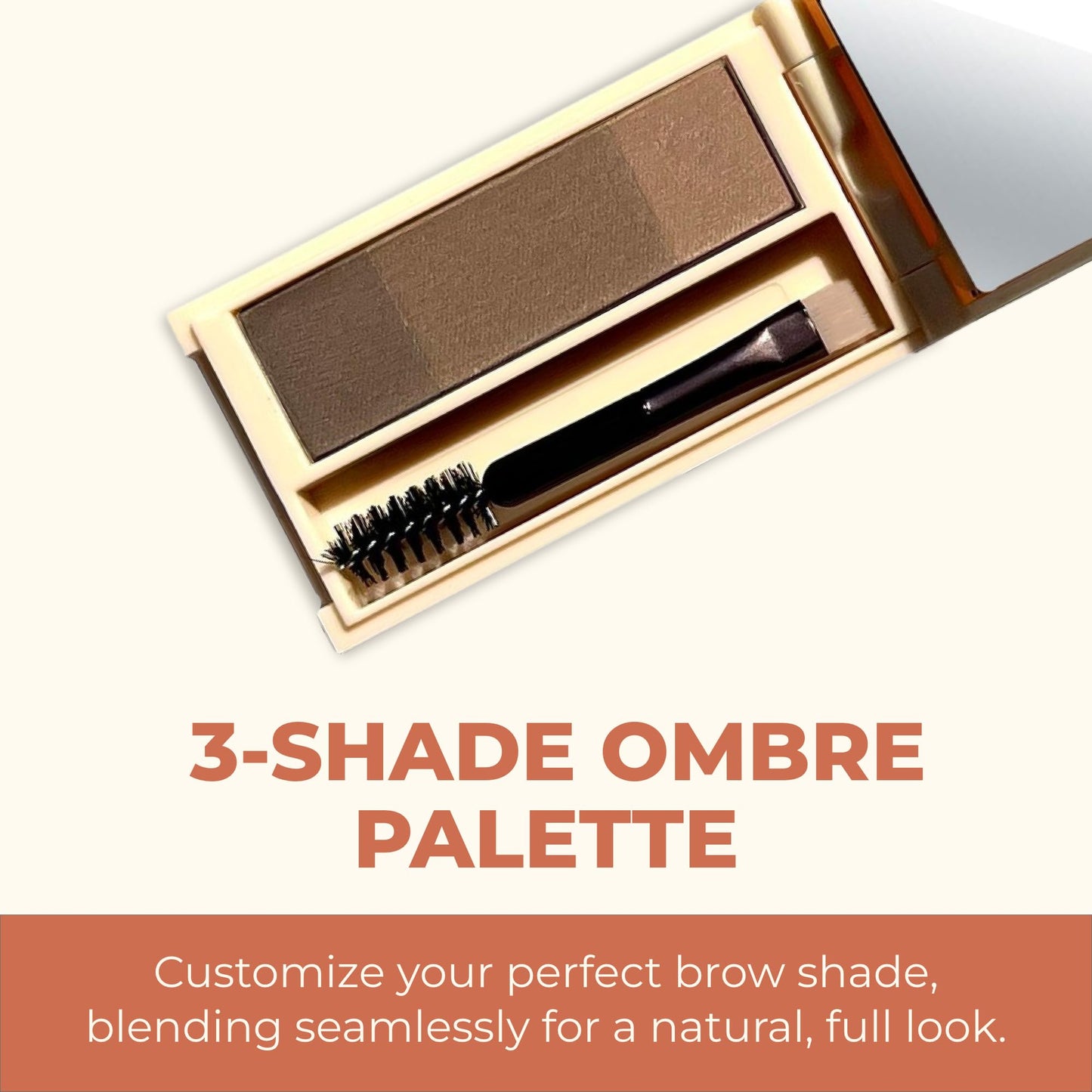 Beauty For Real Brow Max Ombre Brow Powder, Light - Shapes, Balances & Defines Eyebrows - Long-Wear Formula - Vegan, Cruelty Free & Paraben Free