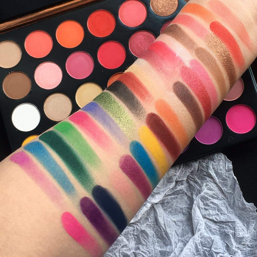 35 Color Eyeshadow Palette - Halloween Makeup | Matte & Shimmer Textures, Blendable Creamy Formula