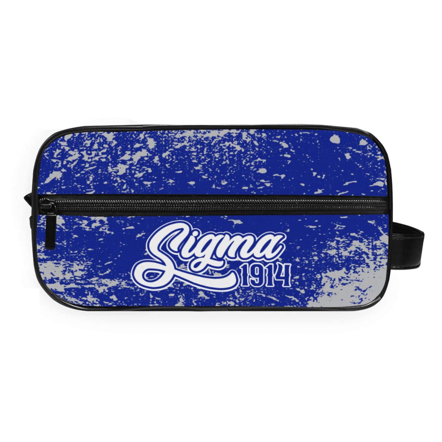 BBGreek Phi Beta Sigma Fraternity Paraphernalia - Official Vendor - Travel Toiletry Bag - Dopp Kit - Blue Phi