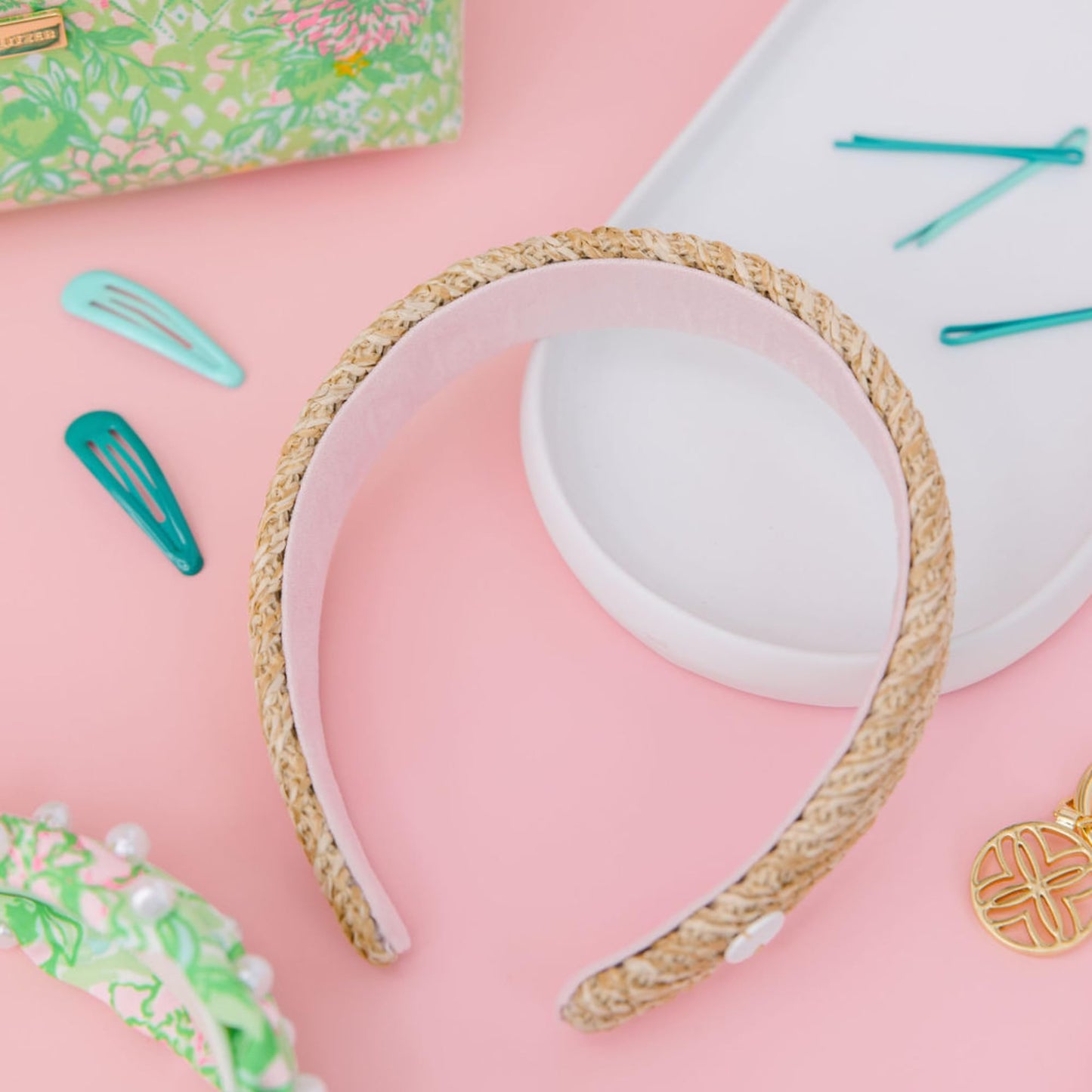 Lilly Pulitzer Raffia Fashion Headband