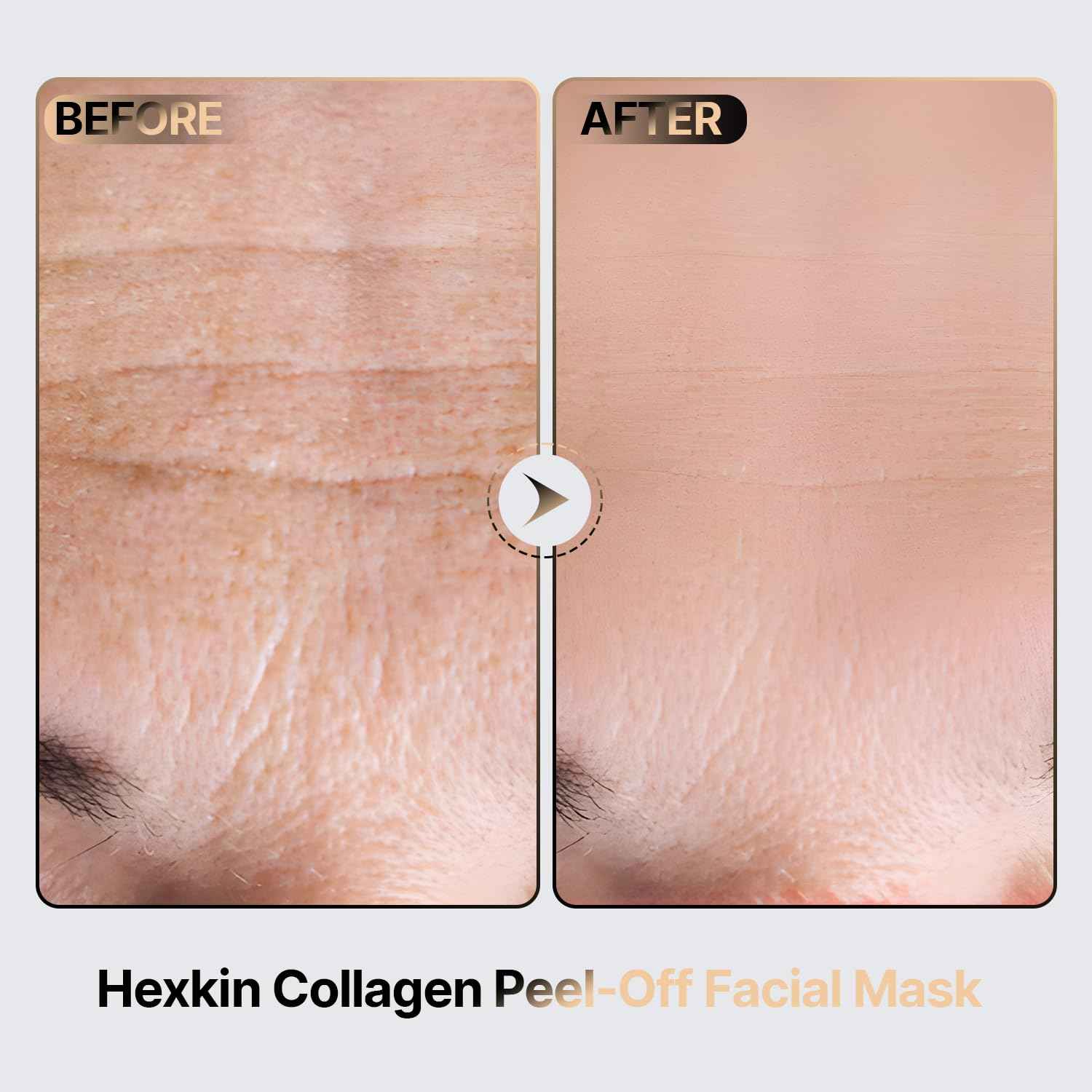 Hexkin Collagen Peel Off Facial Mask Wrapping Peel Off Face Mask Elasticity Hydration Care, Reduces Sagging Dullness For Glowing Skin Korean Skin Care, 2.82oz.