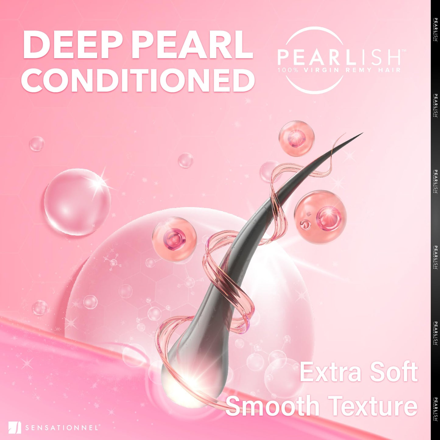 Sensationnel Pearlish bundle human hair - euro body deep pearl conditioned 15a soft remy beauty supply sew in or glue on bundles (10 Inch, NATURAL/BLACK)