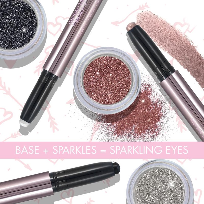 Girlactik Shadow Stick - Long-Wearing Cream Eyeshadow for Blendable, Smudge-Resistant Makeup | Vegan, Nutmeg Color