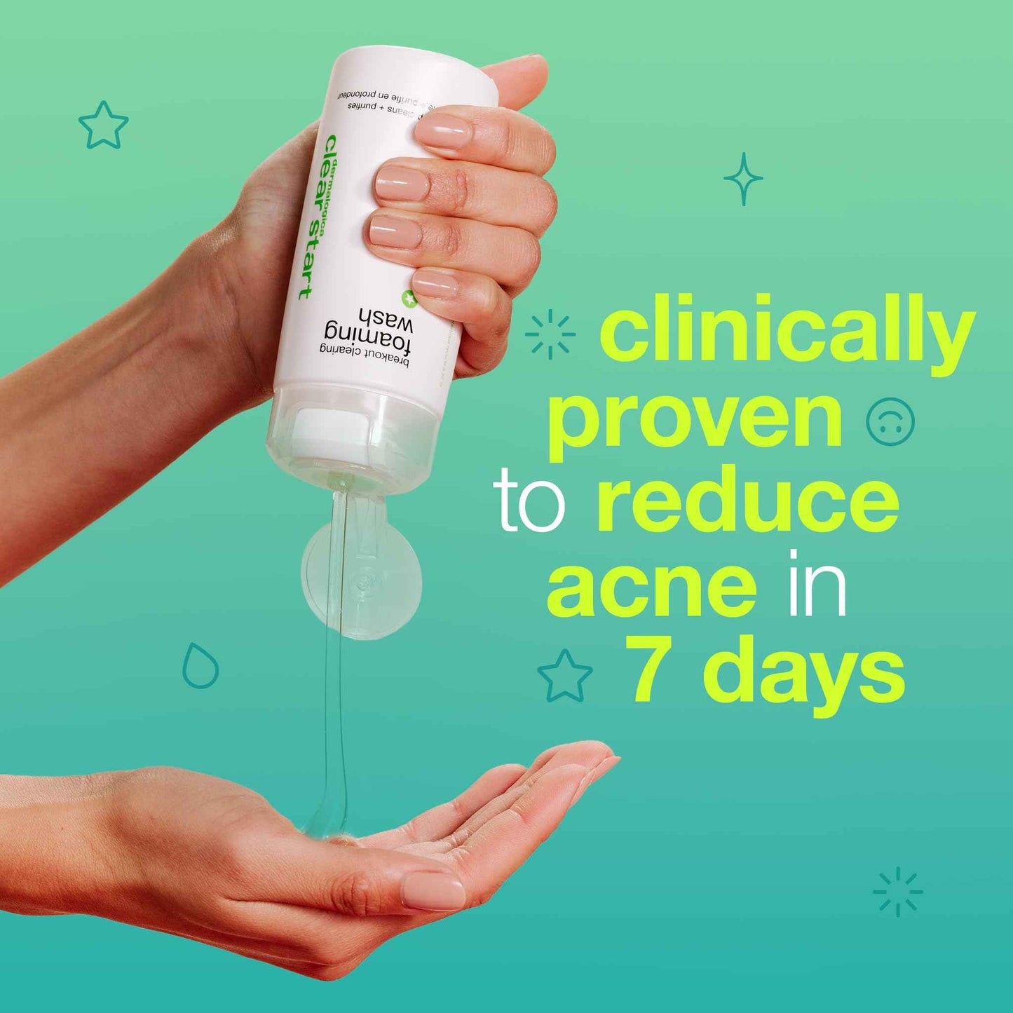 Dermalogica Clear Start Breakout Clearing Foaming Wash - Acne Face Cleanser with Salicylic Acid & Tea Tree Oil - 6 fl oz