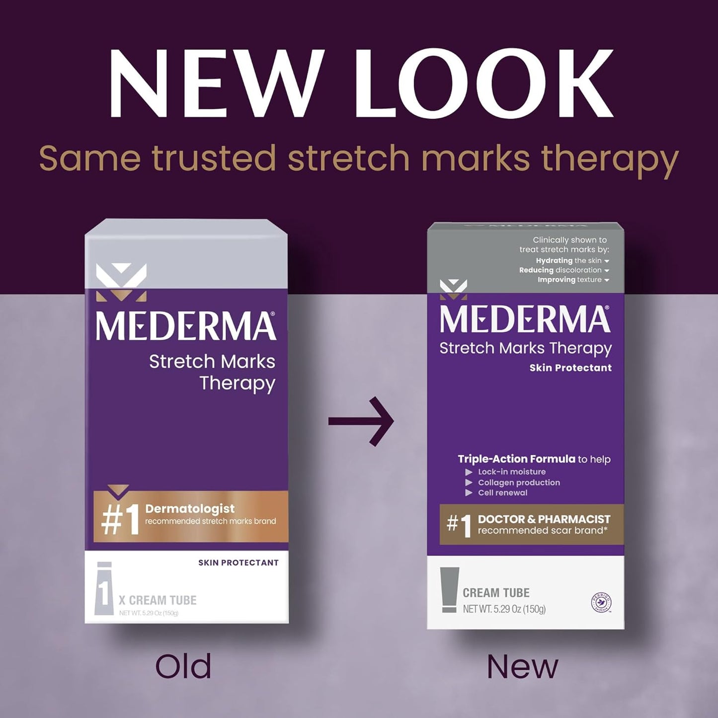 Mederma Stretch Mark Therapy Cream - Prevent & Treat Stretch Marks | Safe for Pregnancy, 5.29 oz (150g)