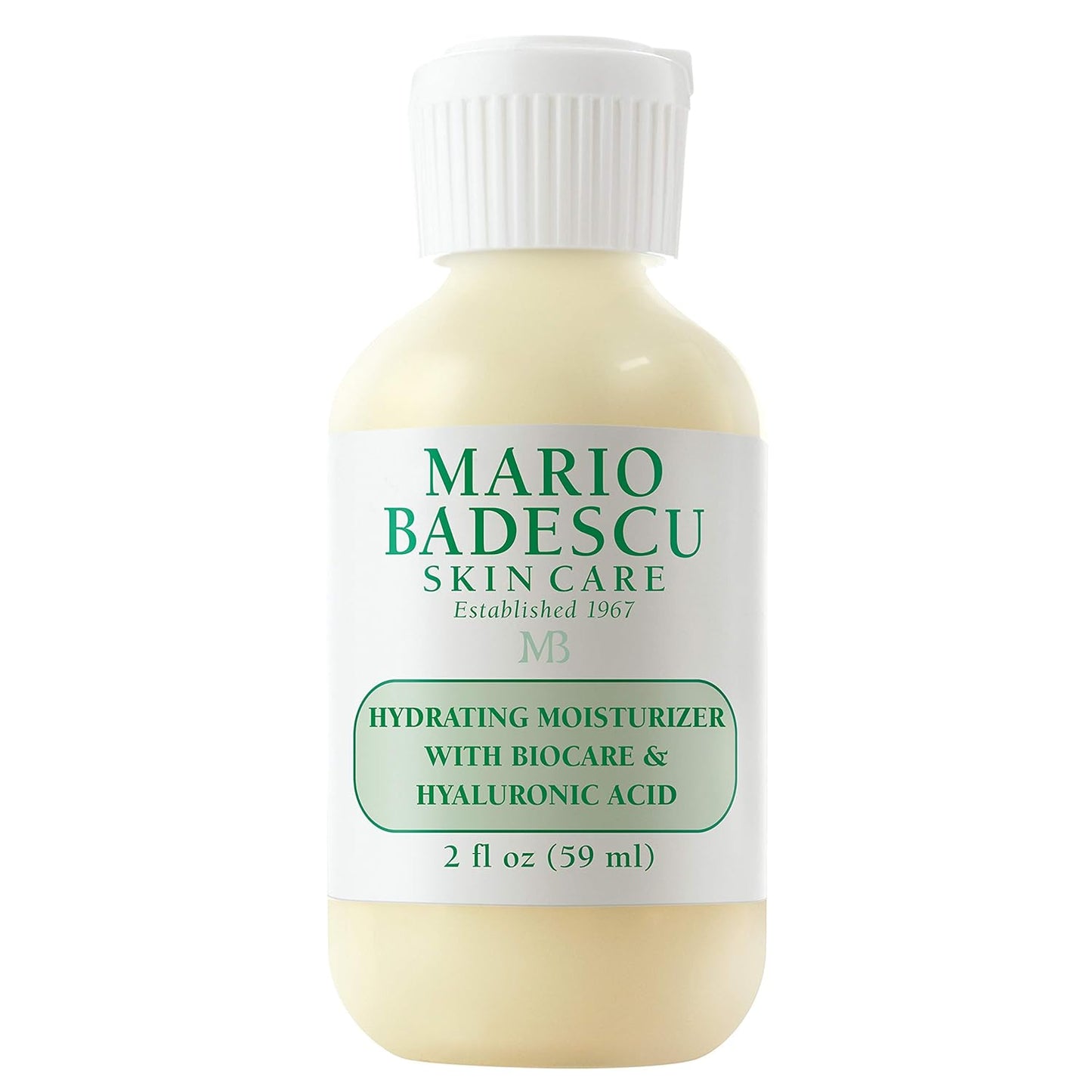 Mario Badescu Hydrating Moisturizer - Biocare & Hyaluronic Acid for Dry, Sensitive Skin | Anti-Aging Formula | 2 FL OZ