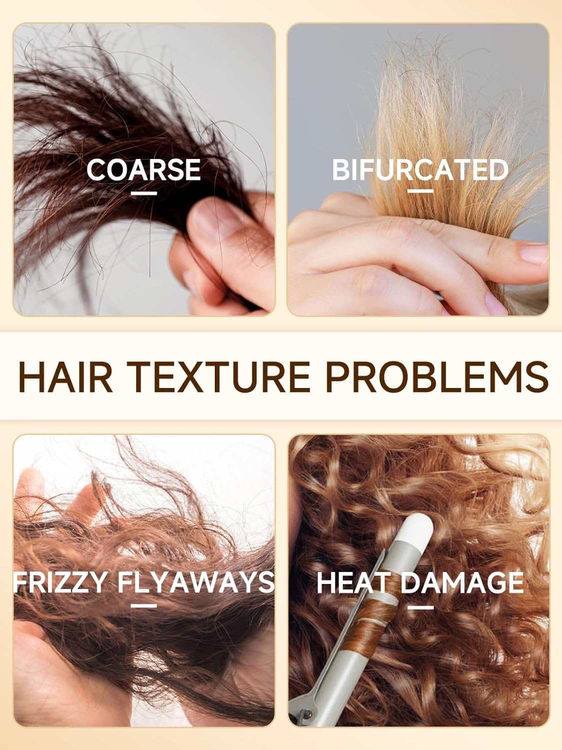 Moroccan Argan Oil Hair Treatment - Nourishing Frizz Control & Heat Protectant | 3.4 Fl Oz