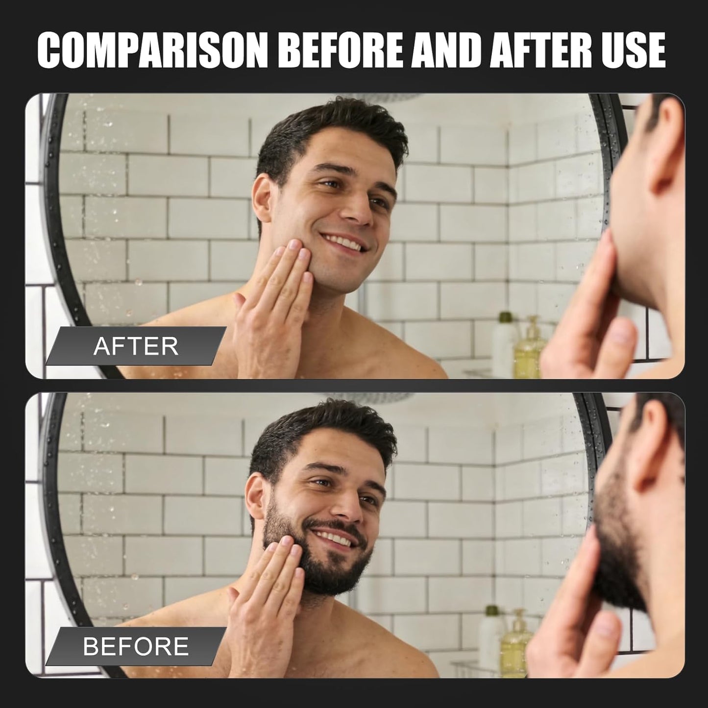 Universal Rotary Replacement Shaver Head - 2-Pack Compatible with Remington R3-R8 | Black Foils/Blades