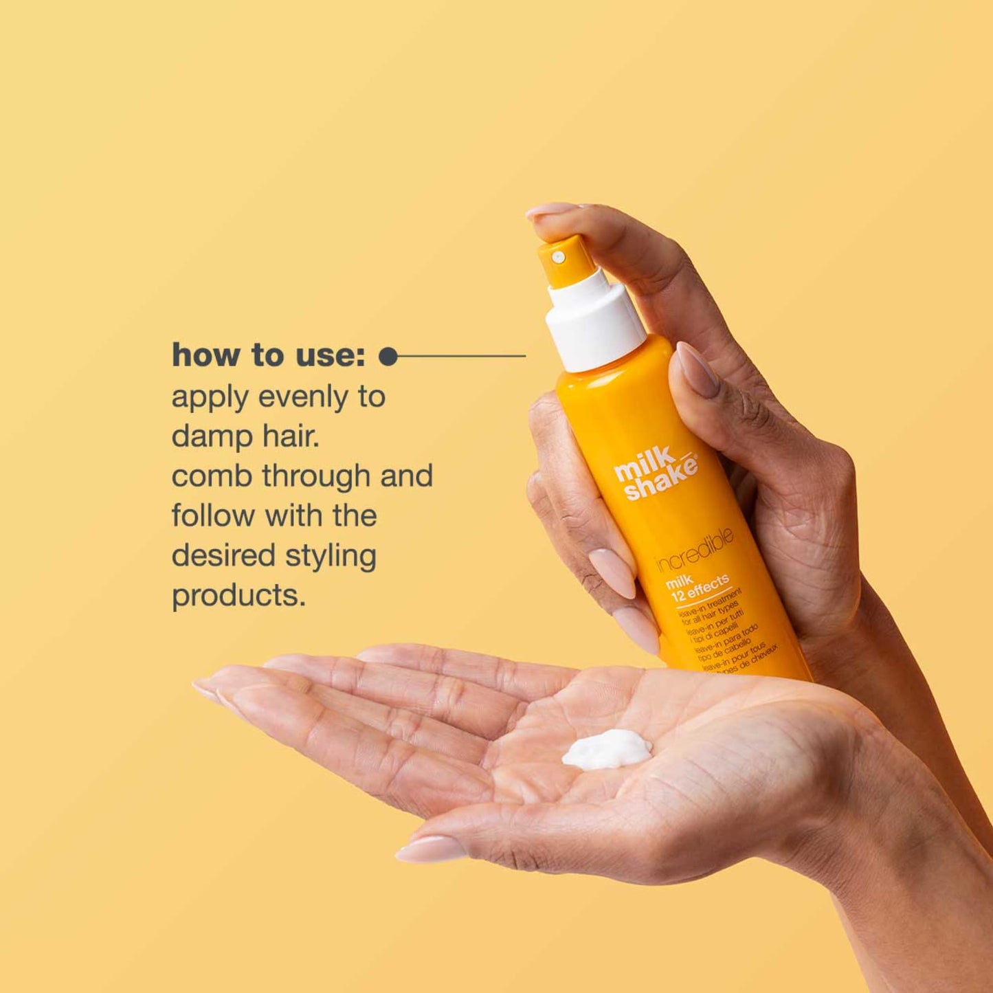 milk_shake Incredible Milk - Leave-In Hair Treatment for All Hair Types | Renews Detangles and Repairs Damaged Hair | 1.8 fl oz (55 ml)