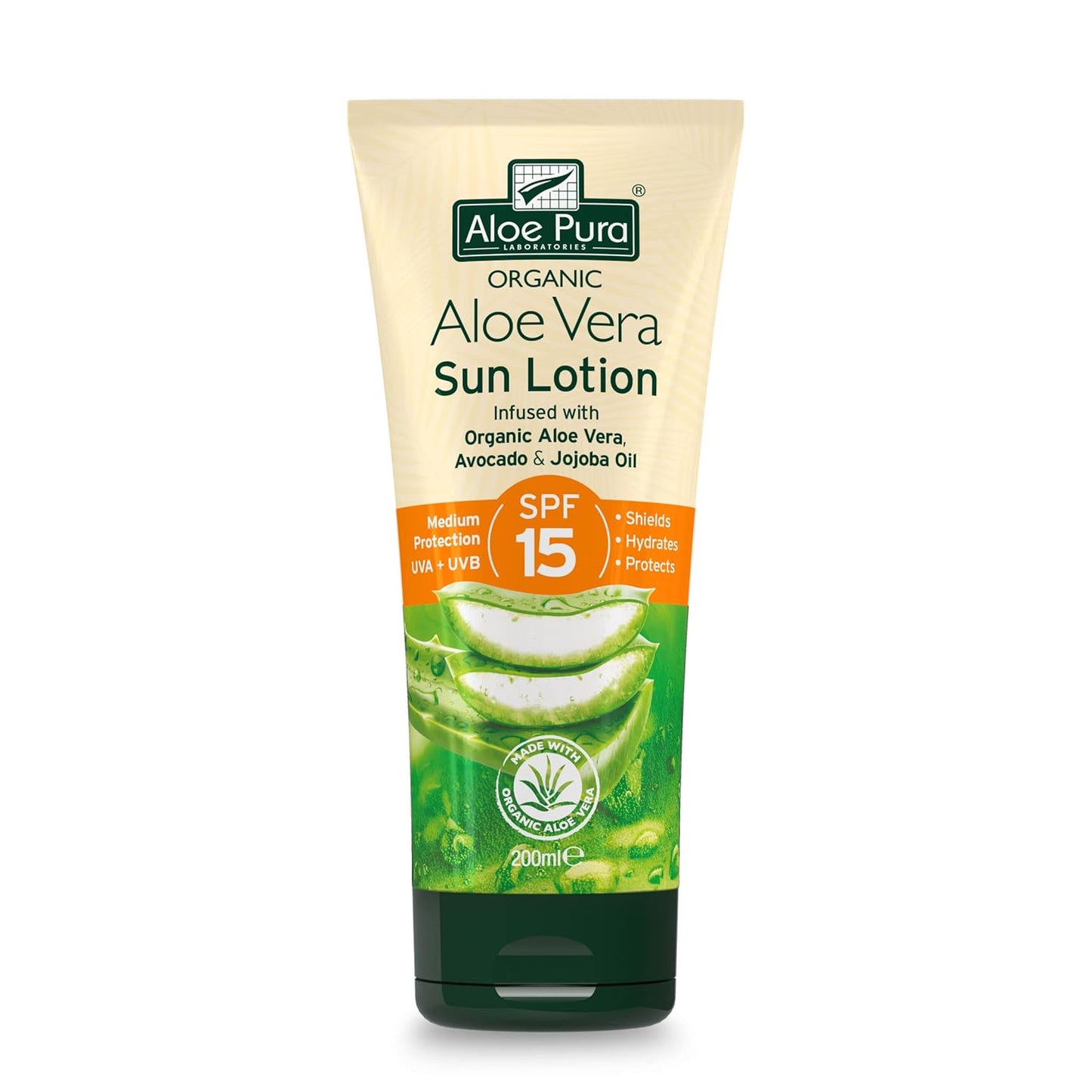 Aloe Vera Sun Lotion SPF 15 - Nourishing Skin Protection | 200 ml