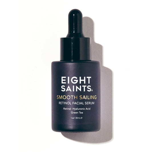 Eight Saints Retinol Skin Care Serum Treatment For Firming Face Lines & Eye Wrinkles, Deep Hydrating Facial Skincare Serum For Anti Aging, with Retinol, Hyaluronic Acid, and Green Tea, 1 Ounce