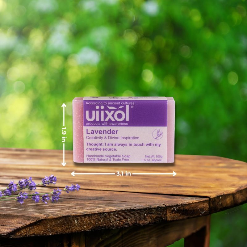 Handmade Soap Bars - Set of 3 with Lavender, Peppermint & Rosemary | 3.5 oz Each